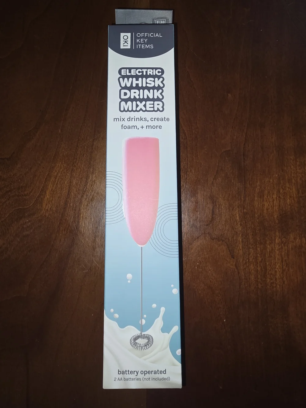 Electric Whisk Multi-Use Drink Mixer - Pink 💕, New in Box!